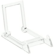 Gibson Holders MINI Adjustable Clear Acrylic Display Easel, 2" W x 3.25" D x 2.25" H, Pack of 3