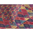thumbnail image 4 of Ambesonne Mandala Quilted Bedspread Set 3 Pcs, Diamond Squares Pattern, King Size, Multicolor, 4 of 5
