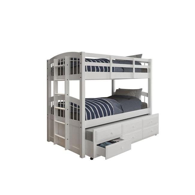 walmart white twin bunk beds