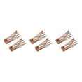 thumbnail image 1 of fastboy Hair Ornaments Sturdy Simple Styling Tools Side Clip Snap Fastener Clip Coffee 3Set, 1 of 6