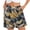 Black, variant on Lroveb Board Shorts for Women, Summer Casual Beach Shorts, Womens Shorts Comfy Elastic Waist Floral Print With 2 Pockets Black