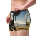 thumbnail image 2 of Fotbe Cute Prairie Cow Calzoncillos Tipo Boxer con Bolsa de Soporte Total para Hombre, X-Temp Fresco, Transpirable y de Secado Rápido-Small, 2 of 5