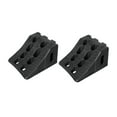 thumbnail image 4 of 2 Pcs Cales de Roue Robustes Accessoires de Voiture Remplacement Caoutchouc Professionnel 45x18x12cm Noir, 4 of 8