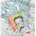 thumbnail image 4 of Betty Boop Rainbow Proud To Be Me Youth T Shirt Tee Girls Infant Toddler Brisco Brands 24M, 4 of 5