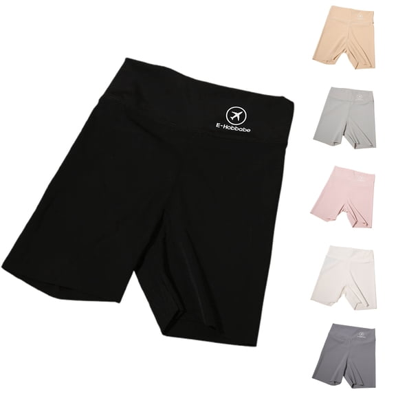 Liyamei Girls High Waist Stretch Leggings Shorts for Summer Dance Wear Size 5-12,Beige