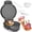 Black, variant on Mailand Waffle Cone Maker Machine, Ice Cream Cone Maker, Browning Control, Cone Roller & Bowl Press Included, Graphite