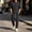 Black, variant on Men's Textured Knit 2 Piece Tracksuit, Short Sleeve Polo Shirt and Elastic Drawstring Joggers Pants for Casual & Lounge Big and Tall Size S-3XL White