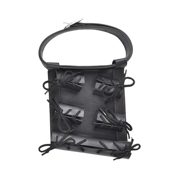 Rushawy PU Leather Bag Back Strap Waistband s Organizing Bag Carry Case