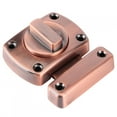 thumbnail image 4 of Cerradura de puerta Jadeshay puerta corrediza aleación de Zinc pestillo de armario Tipo L bronce, 4 of 8