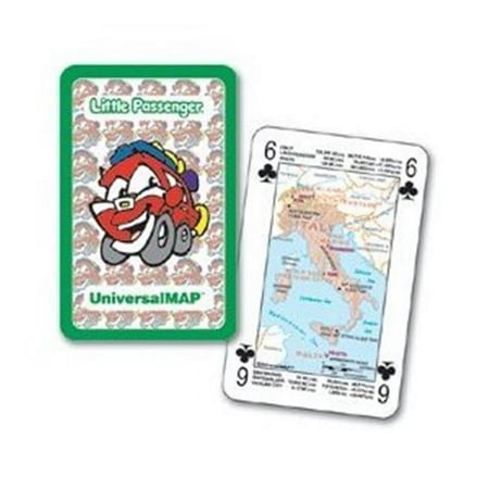 Universal Map 762529059 World Playing Cards- Large Format Sparky