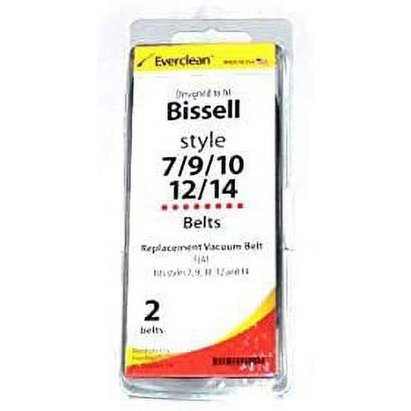 Replacement Part For Bissell 2Pk Flat Belts For Models Style 7,9,10,12,14,UPR