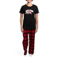 thumbnail image 4 of CafePress - Momma Bear Women's Dark Pajamas - Women's Short Sleeve Print T-Shirt and Pants Dark Cotton Pajama Set, 4 of 7