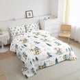 thumbnail image 3 of Feelyou Magic Dragon Teens Full Size Comforter Sets, Kawaii Dino Animal White Bedding Comforter Set, Cartoon Cloud Stars Reversible Bedding Sets, Microfiber Bedroom Decor, 3 Pieces, 3 of 8