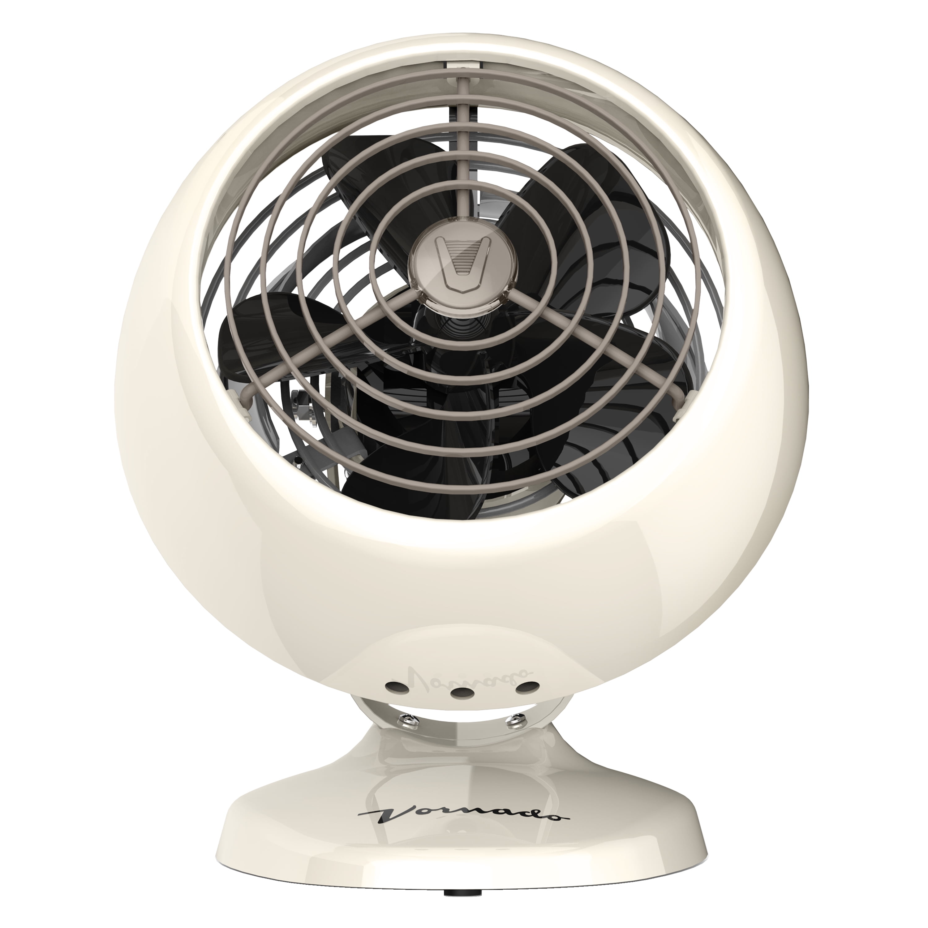 Vornado VFAN Mini Classic Vintage Fan for Desk & Office, 2 Speed, Retro Fan, Vintage White