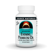 Source Naturals Evening Primrose Oil - Hexane-Free - 1350mg - GLA Yield: 135 mg - Cold-Pressed - 30 Softgels