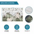 thumbnail image 6 of Sage Green Fall Placemats Set of 6, Pumpkin Botanical Thanksgiving Vintage Washable Wipeable Table Mats for Dining Tables, Indoor Outdoor Kitchen Place Mats for Holiday Party Table Decor, 6 of 9