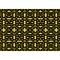 thumbnail image 1 of Ahgly Company Machine Washable Indoor Rectangle Transitional Dark Yellow Green Area Rugs, 2' x 4', 1 of 7