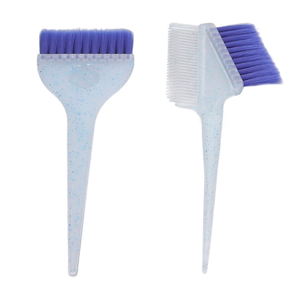 Cepillo De Doble Cara, Pelo De Nailon Suave,con Purpurina, Material ABS, Diseño Portátil, Para Teñir Y Resaltar El Cabello