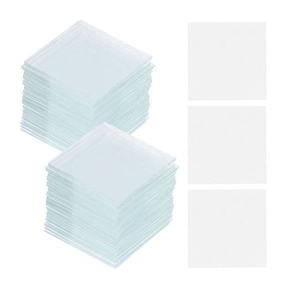 Glass Microscope Slides with Cover Glasses for Laboratory Use 500Pcs