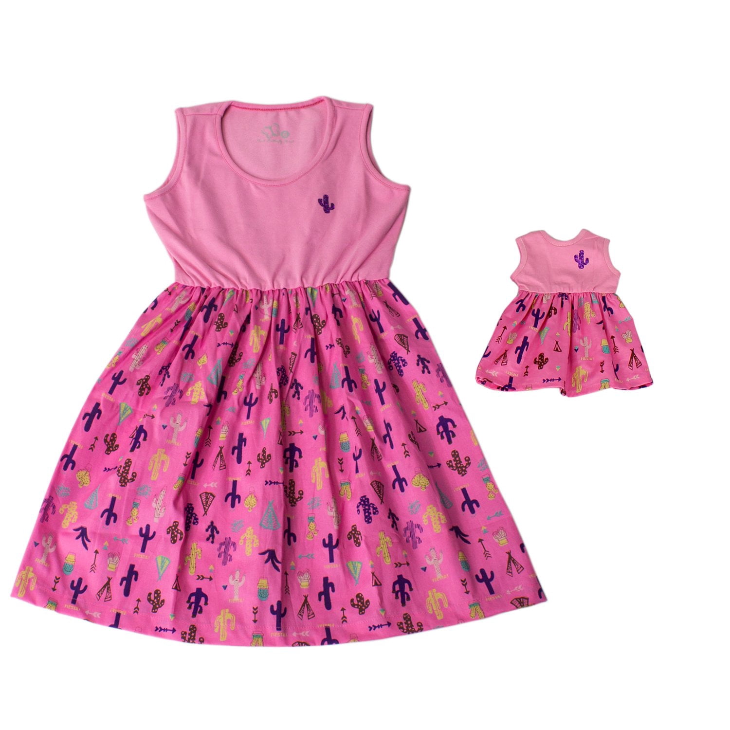 Girl & Doll Matching Kaptus Set - Size 12