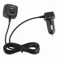 thumbnail image 3 of Cargador De Automóvil Rápido 4 Puertos USB Para QC 3.0 Carga Rápida Asientos Traseros Expandidos Con Cable De Extensión 60W 12V, 3 of 7