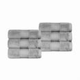 thumbnail image 2 of Superior Aria Turkish Cotton 6-Piece Hand Towel Set, Ultra Soft Heavyweight Towels, Grey, 2 of 6