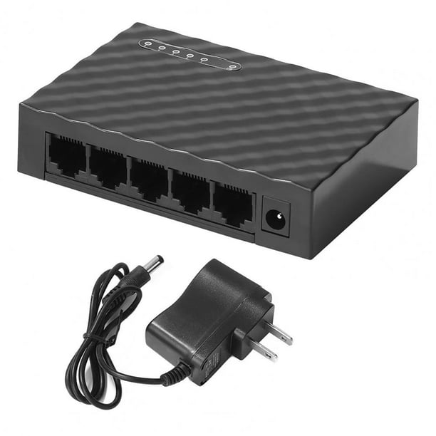 Conmutador Red Gigabit Derivación Divisora de Conmutación Ethernet 5 Puertos 1000Mbps RJ45