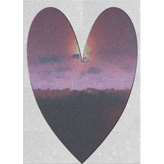 Ahgly Company Indoor Rectangle Patterned Purple Novelty Area Rugs, 2' x 4'