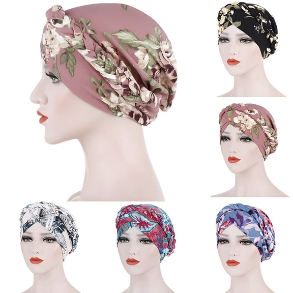 TELOLY 2026 New Chemo Cancer Headwear for Women Braid Turban Cap Twisted Hair Cover Wrap for Hair Loss, Chemotherapy, Casual, Sleep, Gift