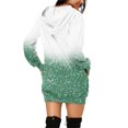 thumbnail image 3 of Vestidos de Navidad Para Mujer Mini Vestido de Manga Larga Vestido Informal Suelto Con Estampado de Capucha Con Bolsillo Odeerbi ODB190643, 3 of 5