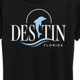 thumbnail image 3 of Instant Message - Destin, Florida - Women's Short Sleeve Graphic T-Shirt, 3 of 6