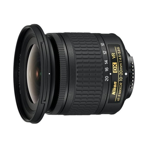 Nikon AF-P DX NIKKOR - Wide-angle zoom lens - 10 mm - 20 mm - f/4.5-5.6 AF-P DX G VR - Nikon F - for Nikon D3300, D3400, D5, D500, D5300, D5500, D5600, D7200, D750, D7500, D810, D850, Df