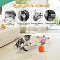 thumbnail image 4 of WozhuoToy Cat Interactive Toys for Indoor Cats Kitten Wand Tumbler Cat Treat Puzzle Enrichment Chase Toy Kitty Food Feeder Weight Loss Balls Pet Supplies for Boredom Exercise Birthday Gift, 4 of 6