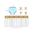 thumbnail image 3 of BIG ELEPHANT 6 packsToddler Training Pants, Soft Cotton Absorbent Training Underwear for Baby Boys & Girls, Ages 3T, 3 of 5