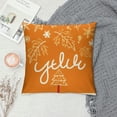 thumbnail image 2 of Fall Throw Pillow Covers  Farmhouse Hello Fall Pumpkin Maple Leaves Decorations Outdoor Patio Autumn Seasonal Cushion Cover for Sofa Couch Home Bed, 2 of 5