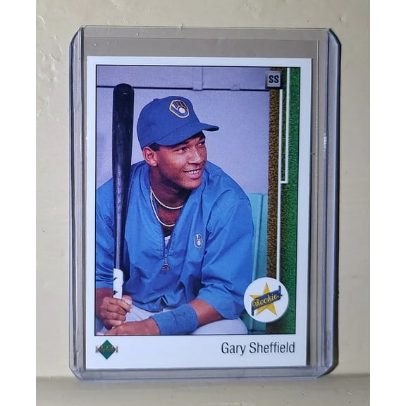 Gary Sheffield 1988 Upper Deck MLB #13 Rookie Baseball Card Milwaukee Brewers