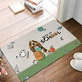 thumbnail image 2 of Hardworking Basset Hound Ready Back to School New Year Classes Doormat Bassets Dog Breed Lovers Gifts Idea Indoor Outdoor Welcome Mat - 12011, 2 of 5