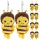 thumbnail image 1 of 10 llaveros de abeja de peluche, colgantes para mochila, llaveros y otros objetos decorativos., 1 of 8