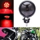 thumbnail image 1 of Luces traseras LED rojas, personalizadas, ajustables, con freno trasero para Cafe Racer, Chopper y Bobber (lente negra ahumada), 1 of 5