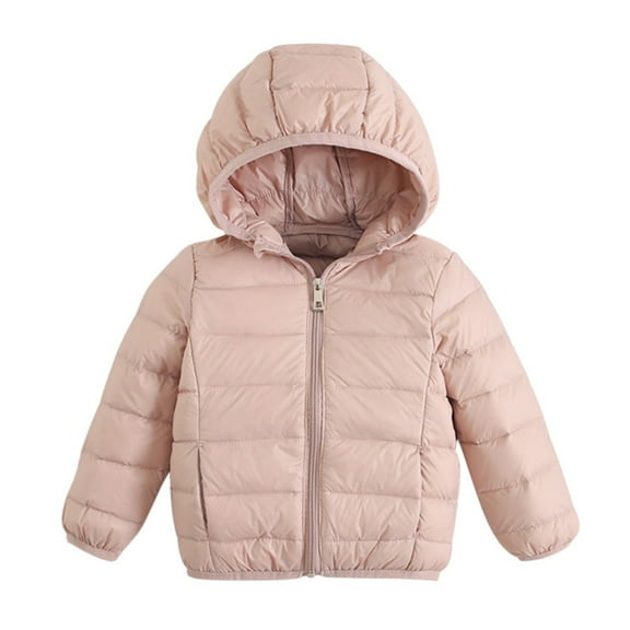 Kids Boy Girl Winter Coats with Hooded Light Puffer Coat Warm Jacket for Baby Toddler