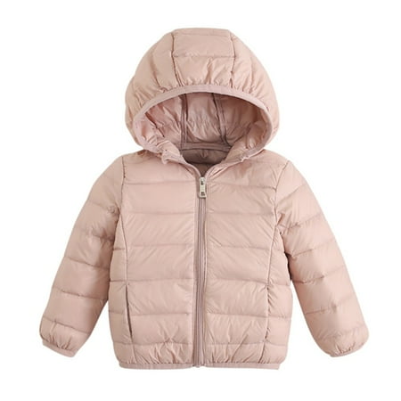 

MAXCOZY 2-9T Hooded Puffer Jackets for Boys and Girls – Lightweight and Packable – Autumn and Winter Coat Warm and Comfy