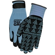 MidWest Gloves & Gear, Unisex, 3 Pack of Blue Advanced Max Grip Gripping Gloves, Size SM