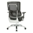 thumbnail image 4 of Vertical Black Mesh Back and Dillon Black Fabric Seat with Polished Aluminum, 4 of 5