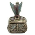 thumbnail image 4 of Ebros Art Nouveau Dragonfly Whisperer Fairy Fae Secret Jewelry Box 3.5"H Trinket, 4 of 9