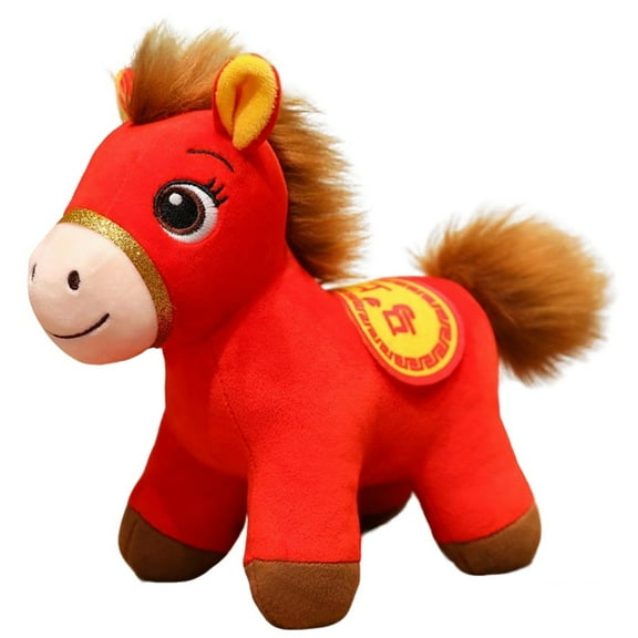 Soft Plush Stuffed Animal Horse Plush Toy, Symbolizing Animal Gift Decoration for Christmas in 2026