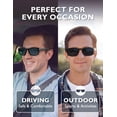 thumbnail image 3 of TINHAO Photochromic Polarized Fit Over Sunglasses UV400 Protection Transition Lenses Over Prescription Glasses for Driving Fishing Golf Cycling Lightweight TR90 Men Women - 3 Colors Available, 3 of 8