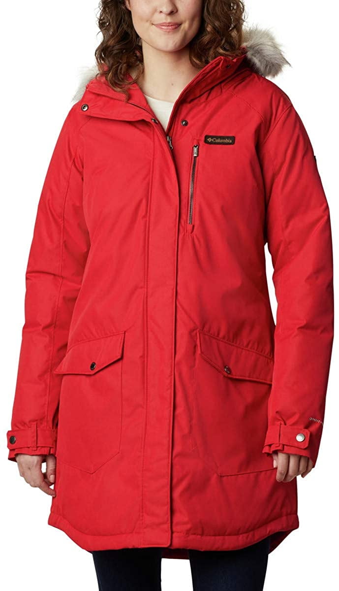 Columbia Women's Suttle Mountain Long Insulated Jacket - Red