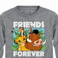thumbnail image 3 of The Lion King - Simba Pumbaa, & Timon - Best Friends - Toddler & Youth Long Sleeve Graphic T-Shirt, 3 of 5