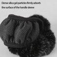 thumbnail image 6 of Large Plush Steering Wheel Cover Winter Warm Fuzzy Protector, Thickened Non-Slip Soft Handle Grip, Universal 14-15 Inch Furry Steering Wheel Cover for Cold Weather Driving, 6 of 6