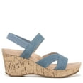 thumbnail image 3 of LifeStride Womens Danita Strappy Wedge Sandal - Medium & Wide Width, 3 of 7